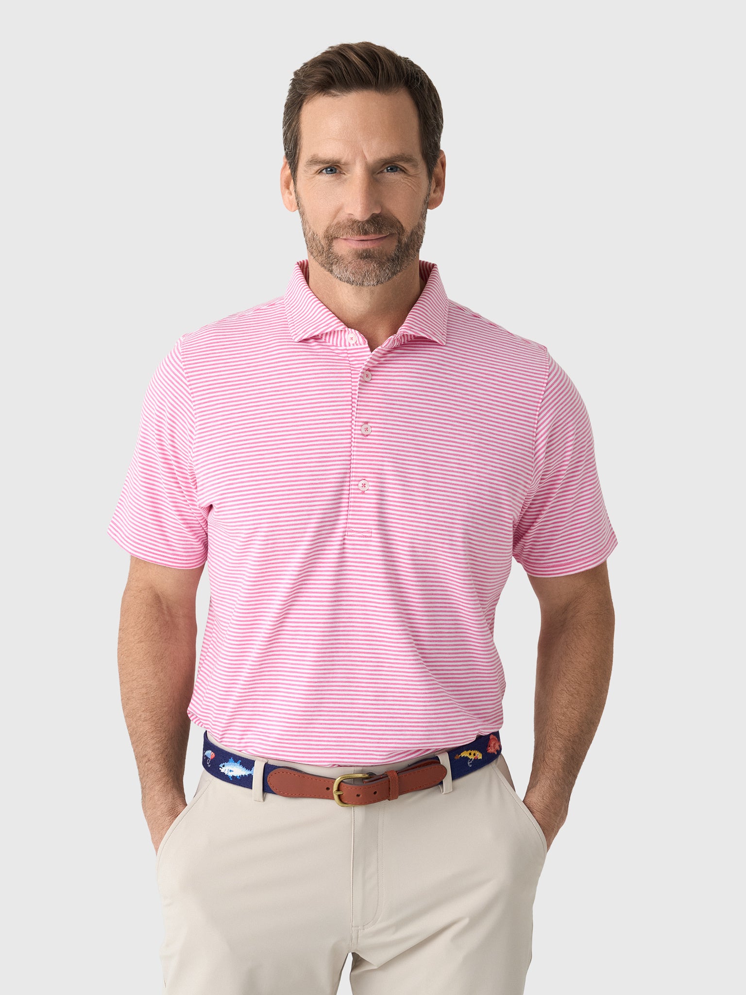 B.Draddy Men's Gibson Polo - Saint Bernard