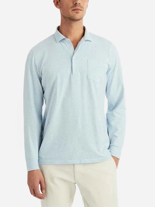 B.Draddy Men's Jack Long Sleeve Polo