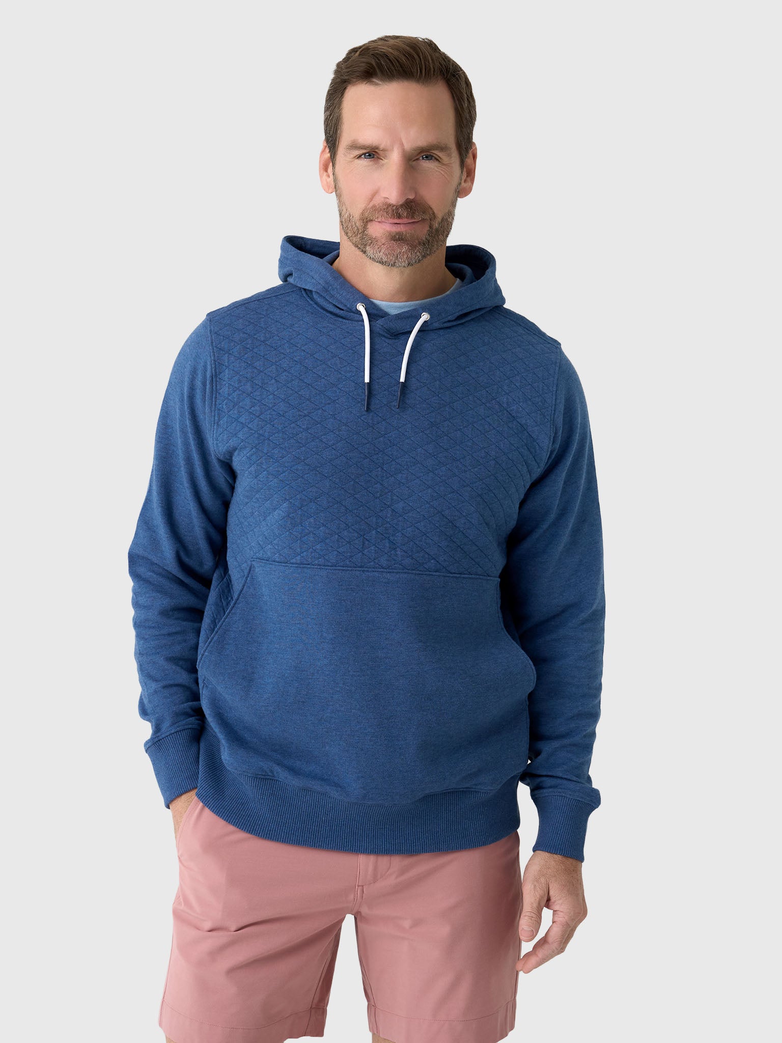 B.Draddy Men's Andy Quilted Hoodie - Saint Bernard