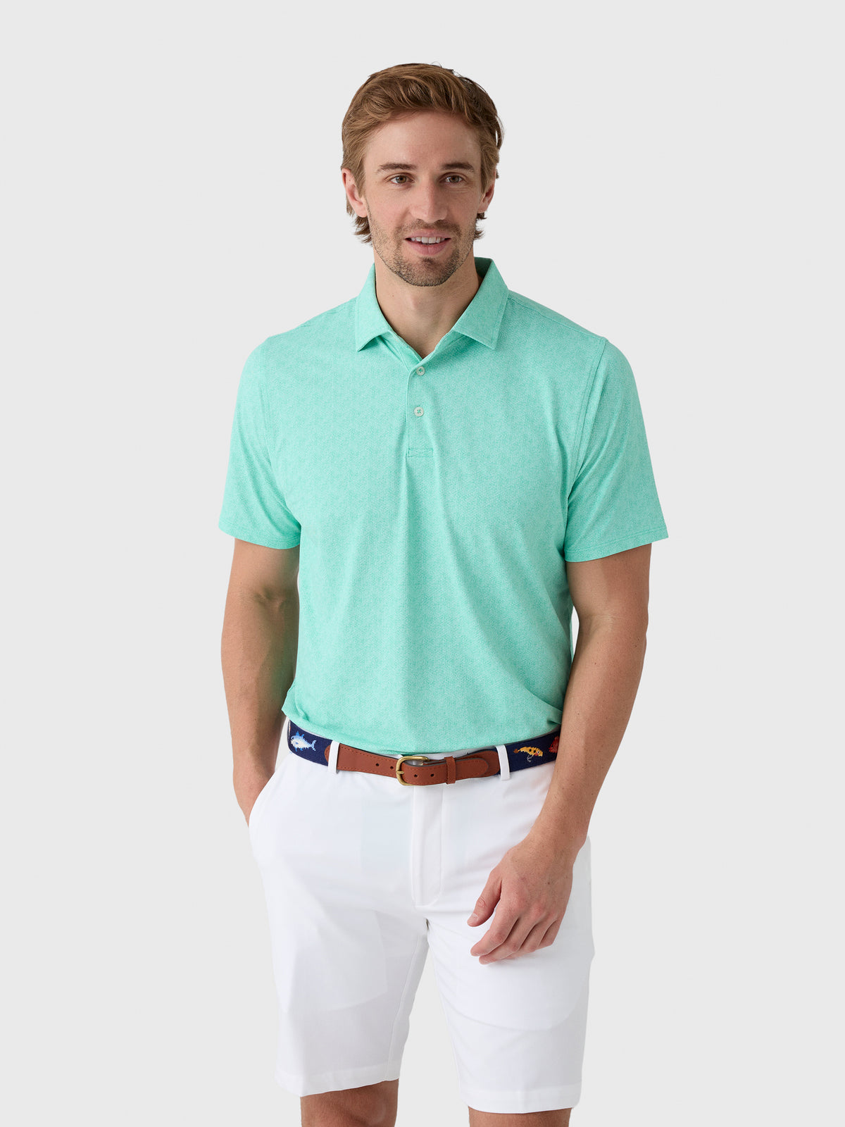 B.Draddy Men's Cool Glaser Polo - Saint Bernard