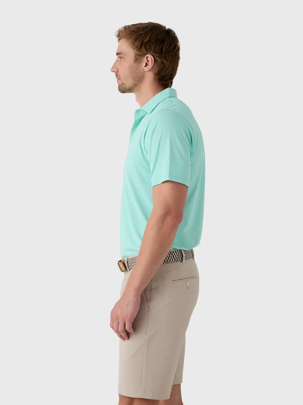 B.Draddy Men's Cool Larson Polo - Saint Bernard