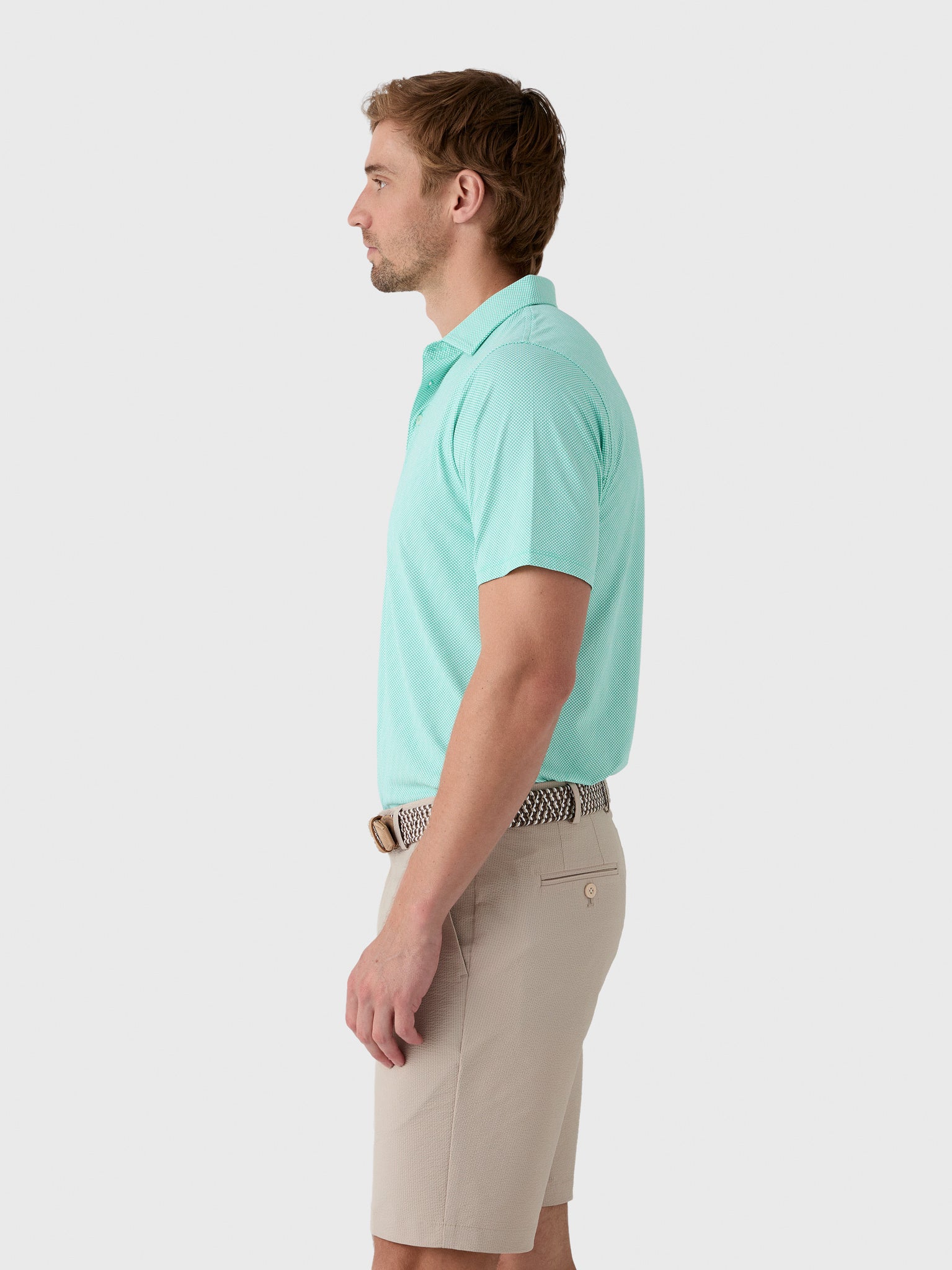 B.Draddy Men's Cool Larson Polo - Saint Bernard