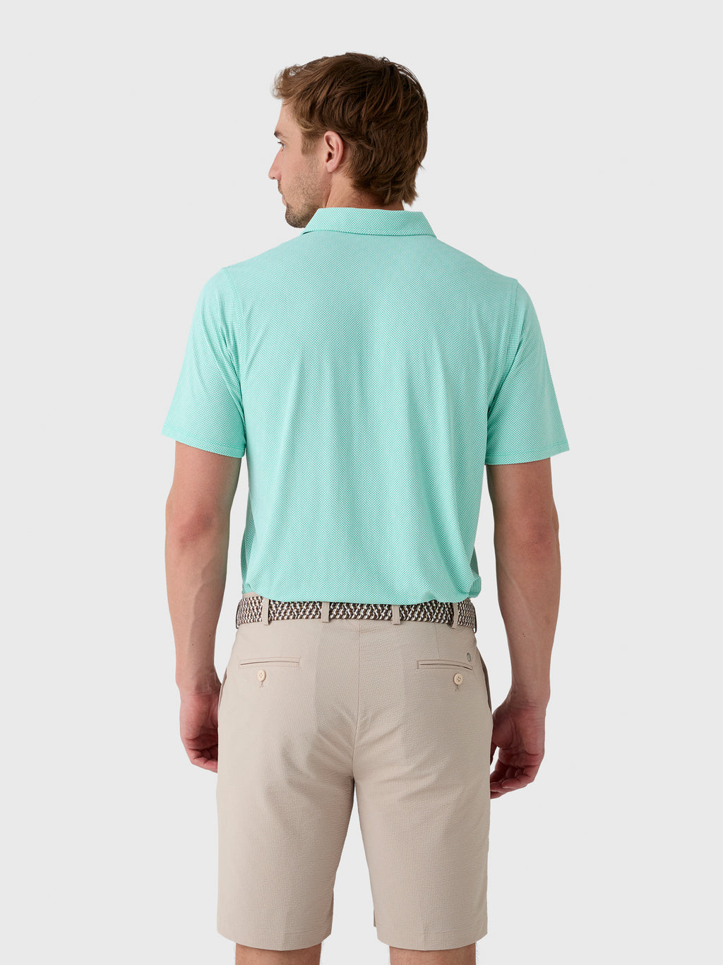 B.Draddy Men's Cool Larson Polo - Saint Bernard
