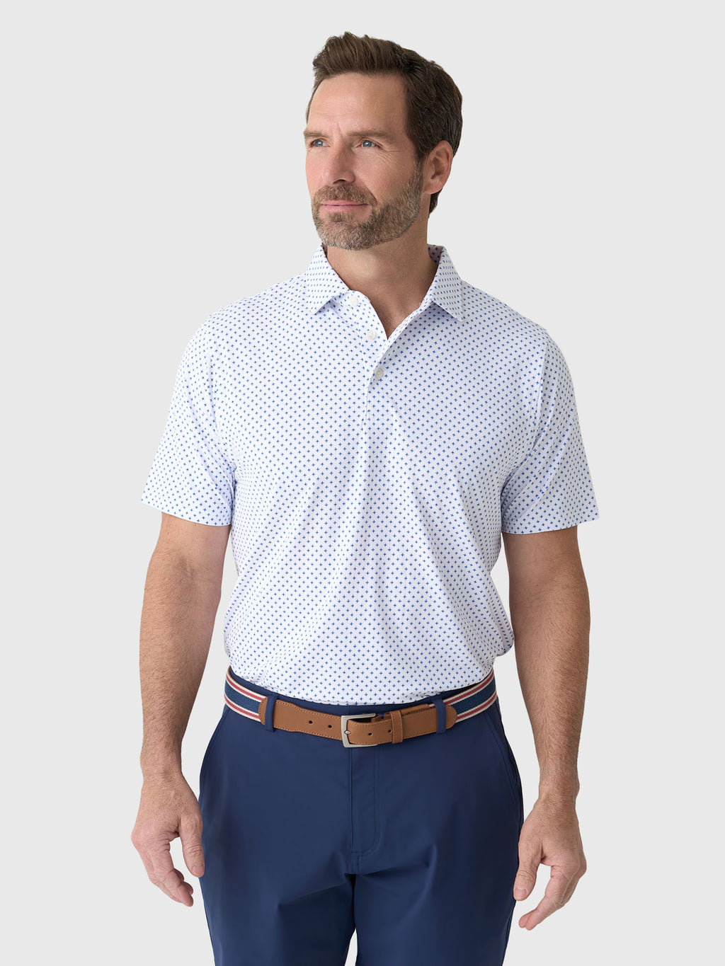 B.Draddy Men's Cool Jake Polo - Saint Bernard