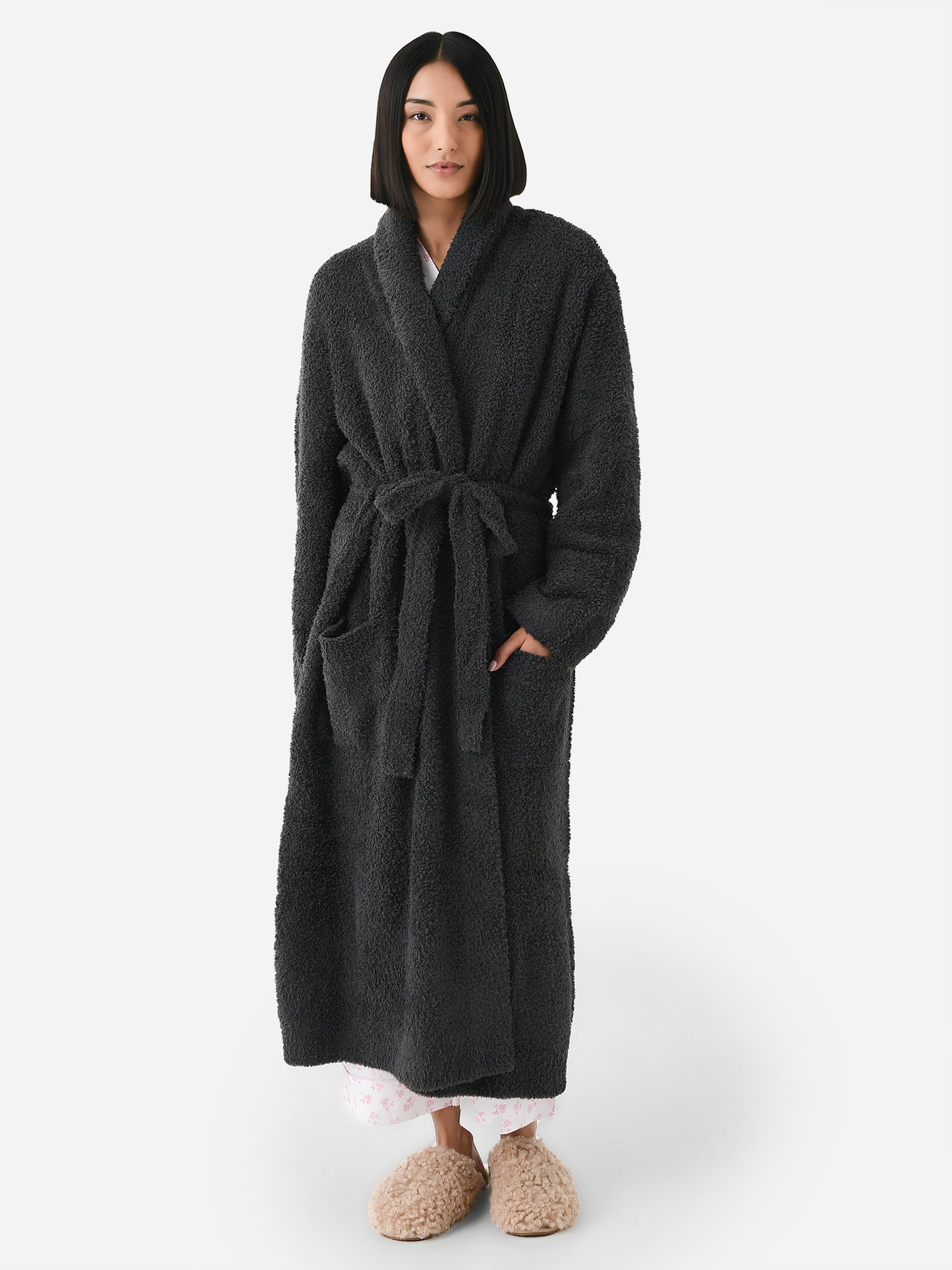 Barefoot Dreams Women's CozyChic® Solid Robe - Saint Bernard