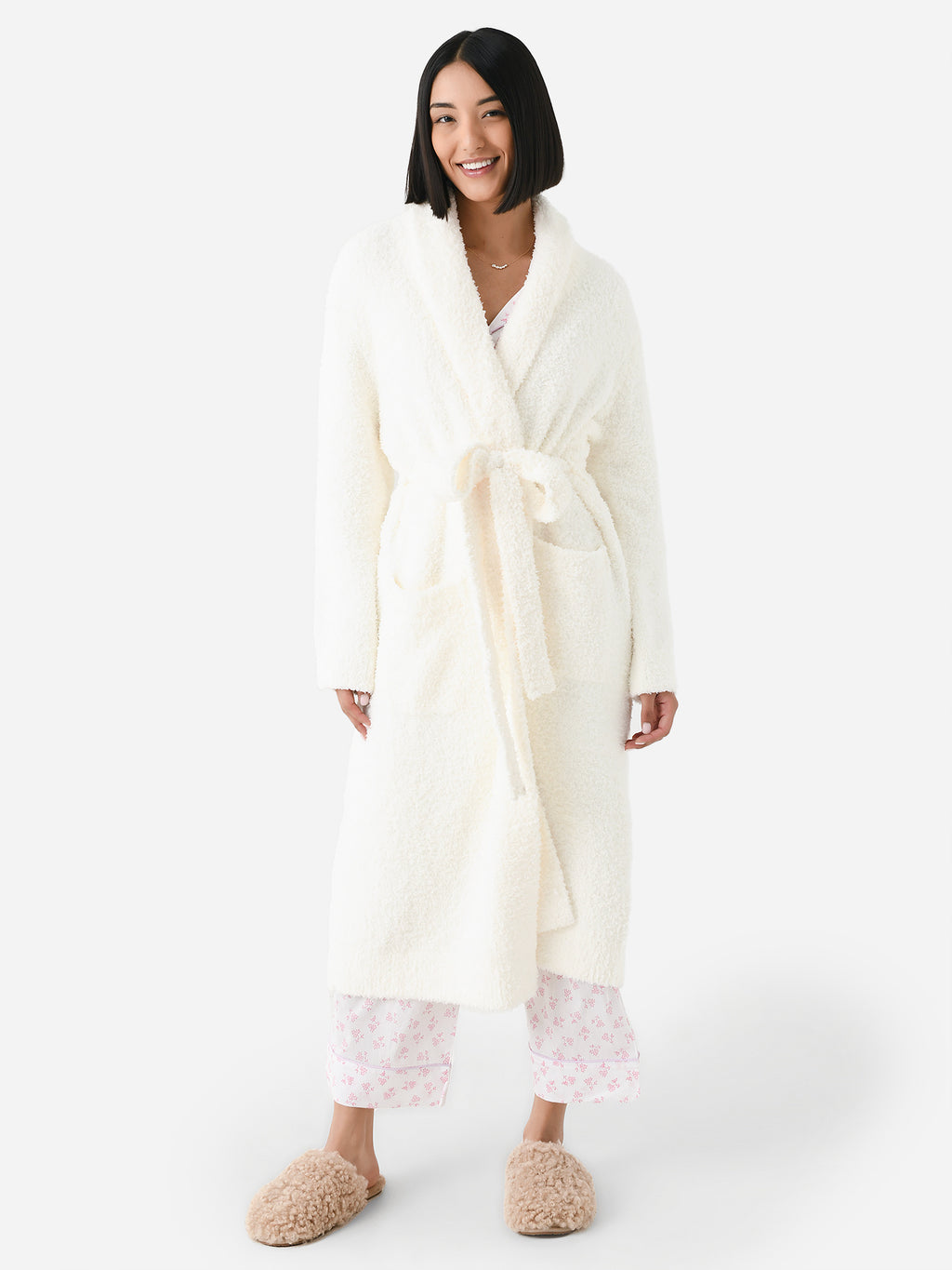Barefoot Dreams Women's CozyChic® Solid Robe - Saint Bernard