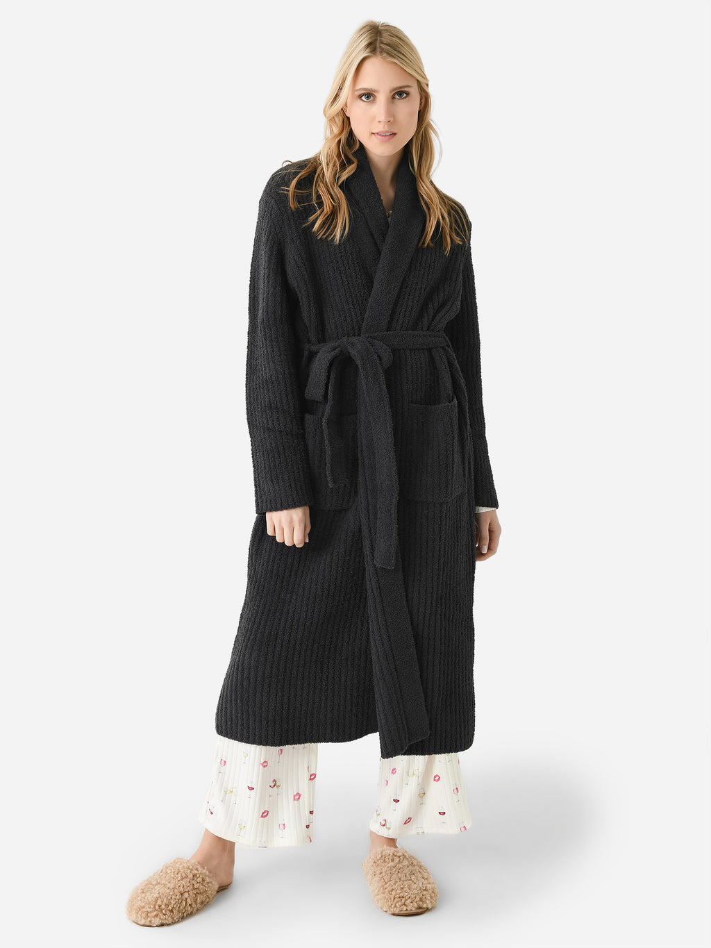 Barefoot Dreams Women's Eco CozyChic® Ribbed Robe - Saint Bernard