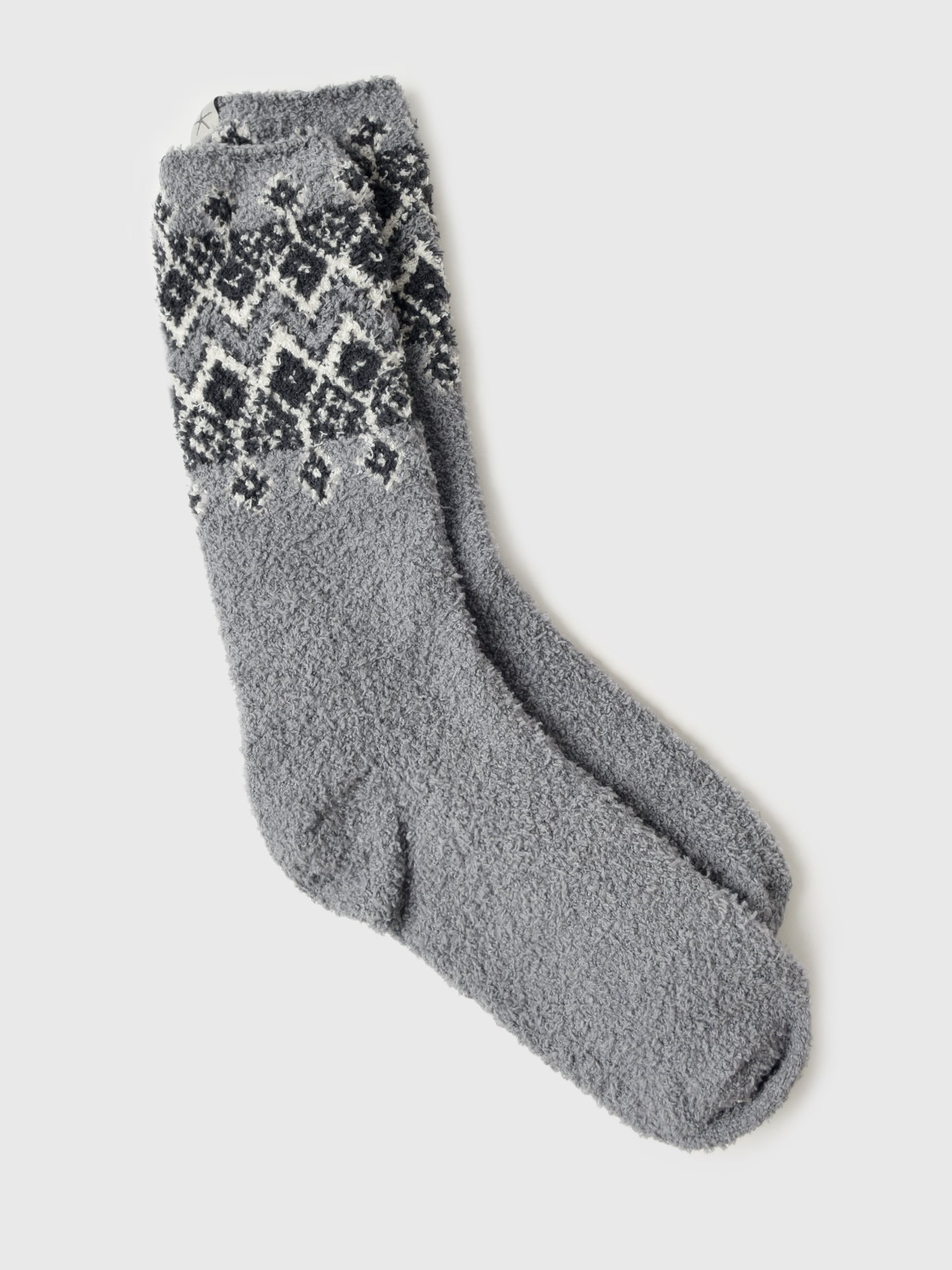 Barefoot Dreams Women's CozyChic® Fair Isle Socks - Saint Bernard