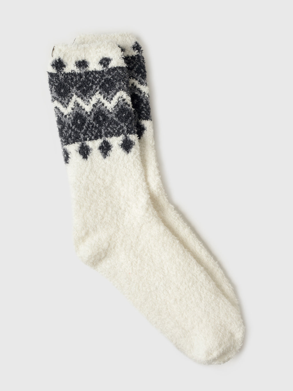 Barefoot Dreams Women's CozyChic® Fair Isle Socks - Saint Bernard