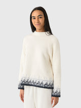 Barefoot Dreams Women's CozyChic Raglan Confetti Pullover - Saint Bernard