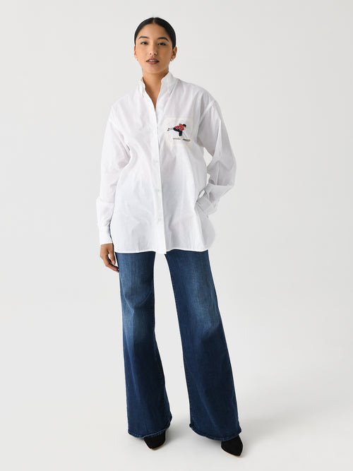 Benaras Women's Ski Girl Pocket Shirt