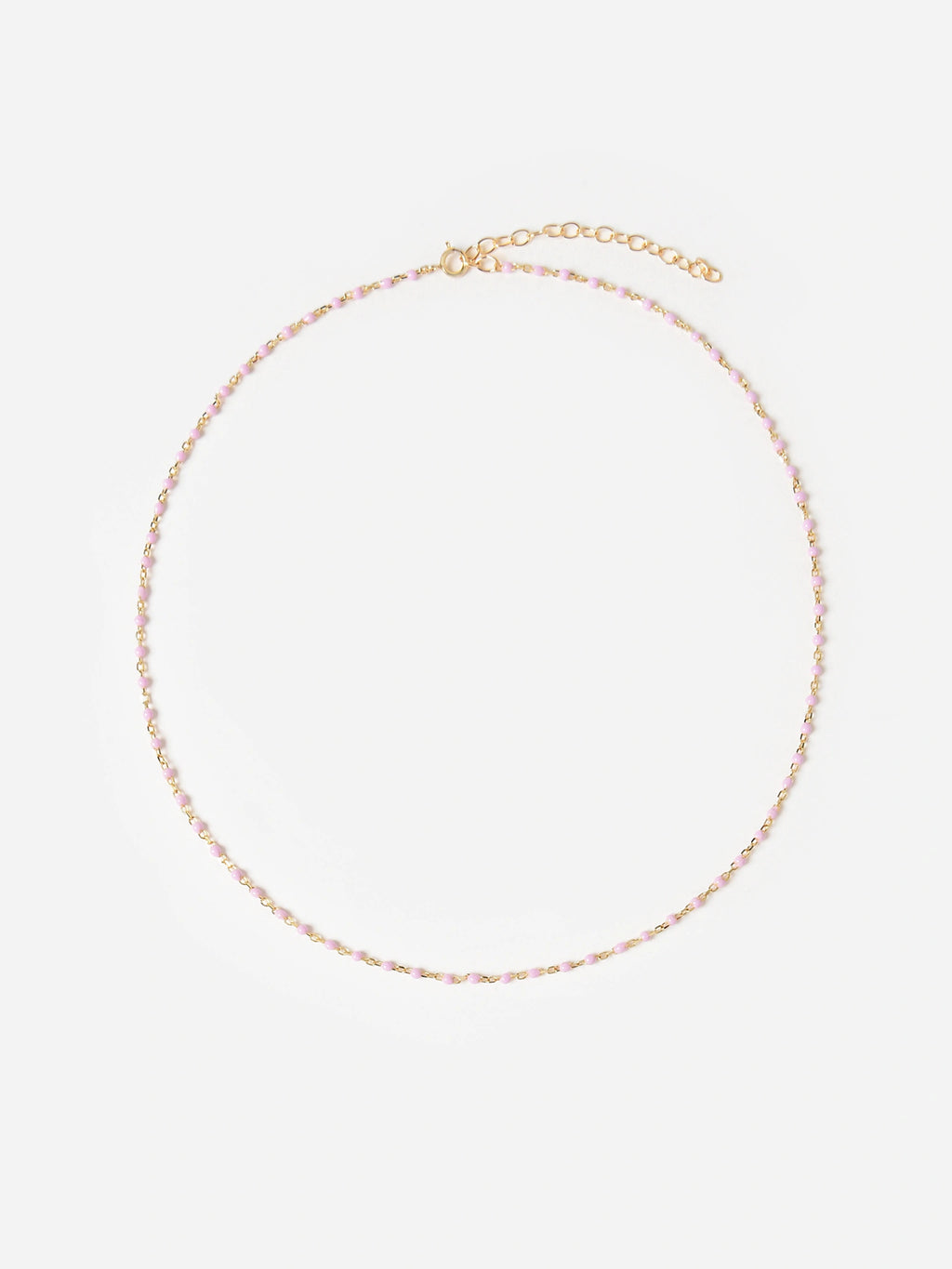 BEADED NECKLACExPINK-alt2