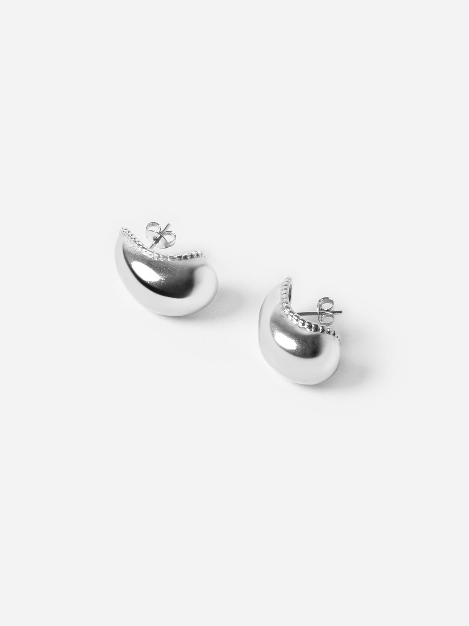 Alexa Leigh Women's Bean Hoop Earrings - Saint Bernard