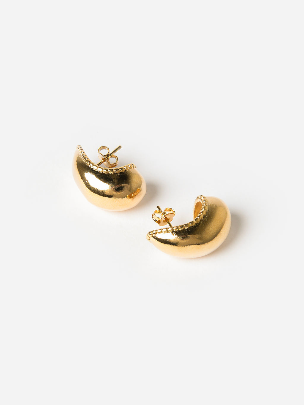 Alexa Leigh Women's Bean Hoop Earrings - Saint Bernard