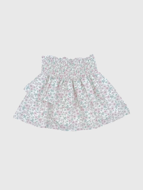 Be Elizabeth Girls' Cherry Blossom Smocked Skirt