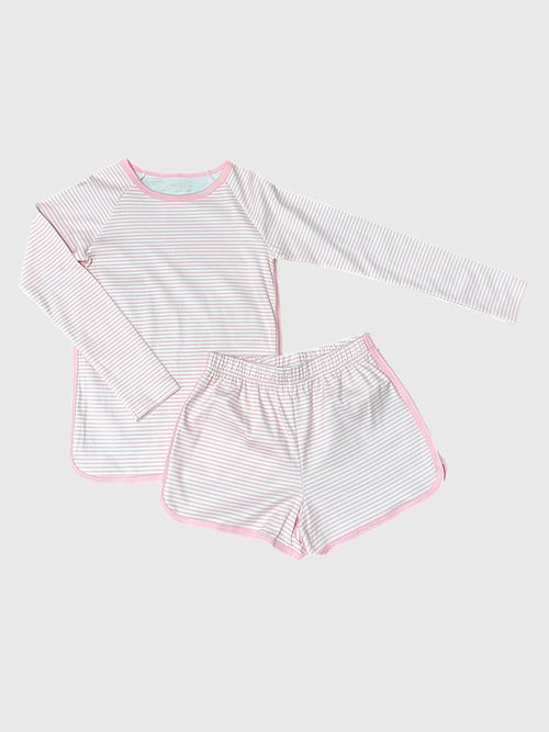 Be Elizabeth Girls' Stripe Lounge Set