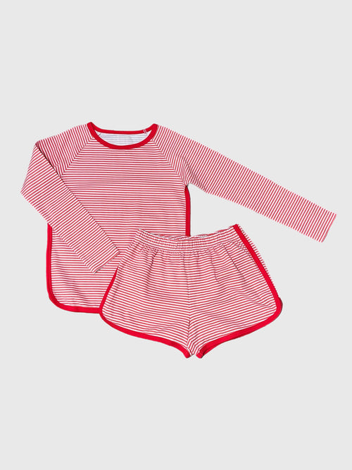 Be Elizabeth Girls' Stripe Lounge Set