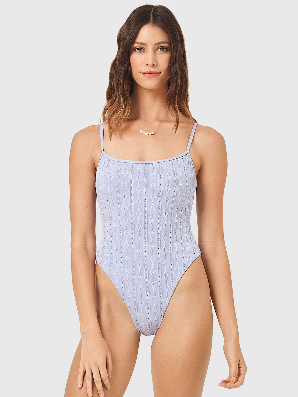 L Space Women's Eyelet Holly One-Piece Swimsuit - Saint Bernard