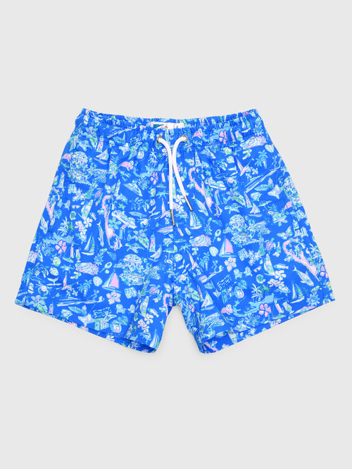 Bermies Boys' Bermuda Swim Trunk
