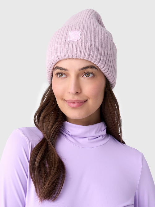 Berno Women's Patch Beanie