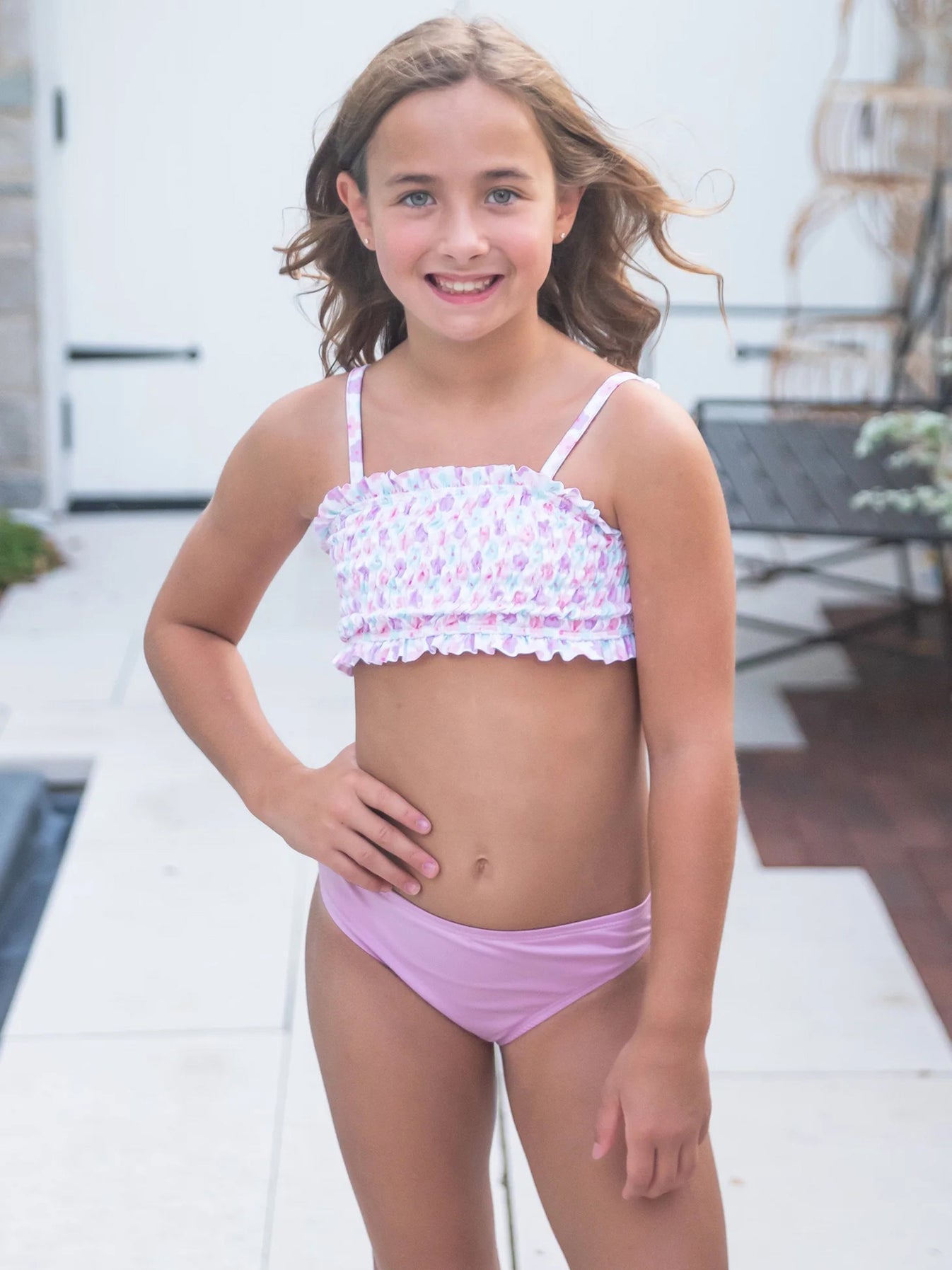 Be Elizabeth Girls' Smocked Bikini Set – saintbernard.com