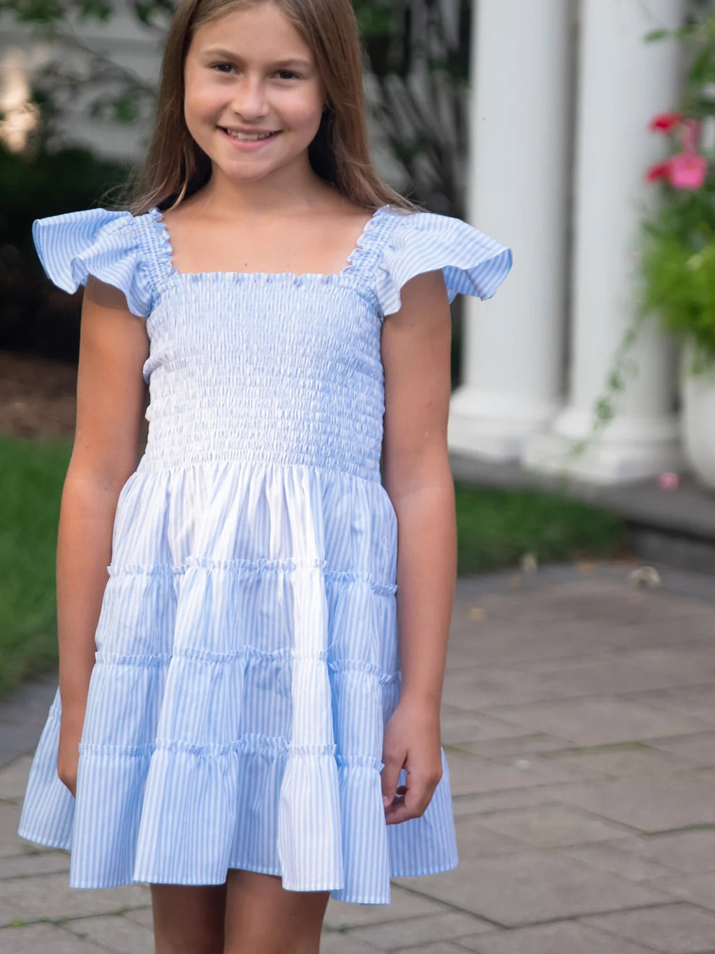 Be Elizabeth Girls' Charlotte Dress - Saint Bernard