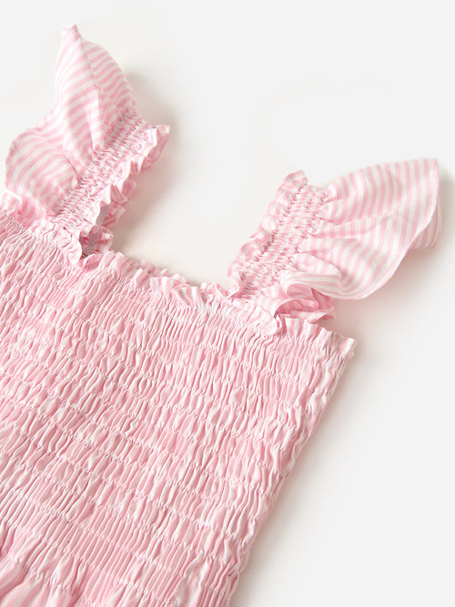 Be Elizabeth Girls' Charlotte Smocked Dress Dress