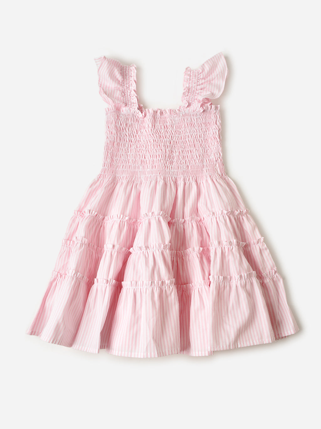 Be Elizabeth Girls' Charlotte Smocked Dress Dress - Saint Bernard