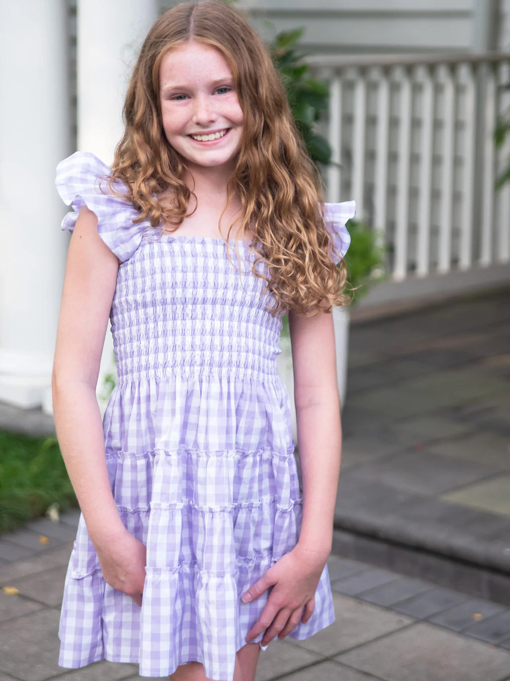 Be Elizabeth Girls' Charlotte Dress - Saint Bernard
