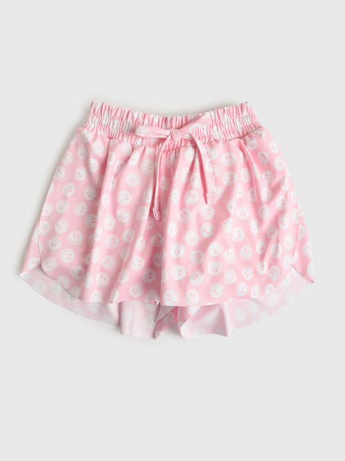 Be Elizabeth Girls' Print Butterfly Short