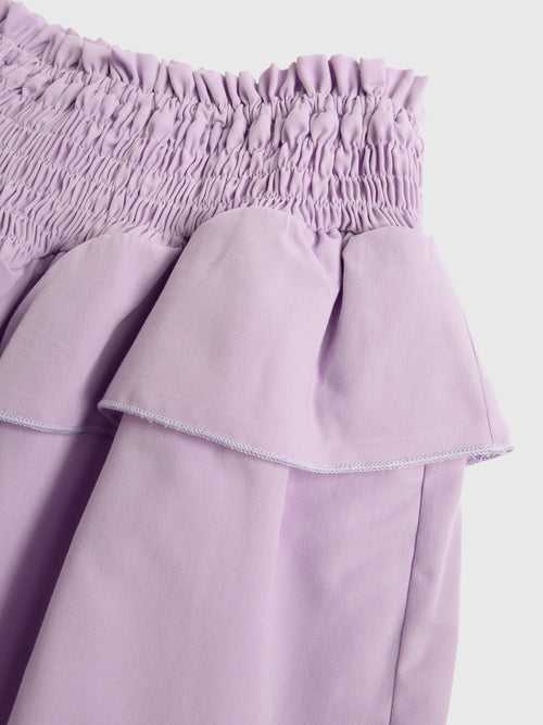 Be Elizabeth Girls' Smocked Woven Skirt