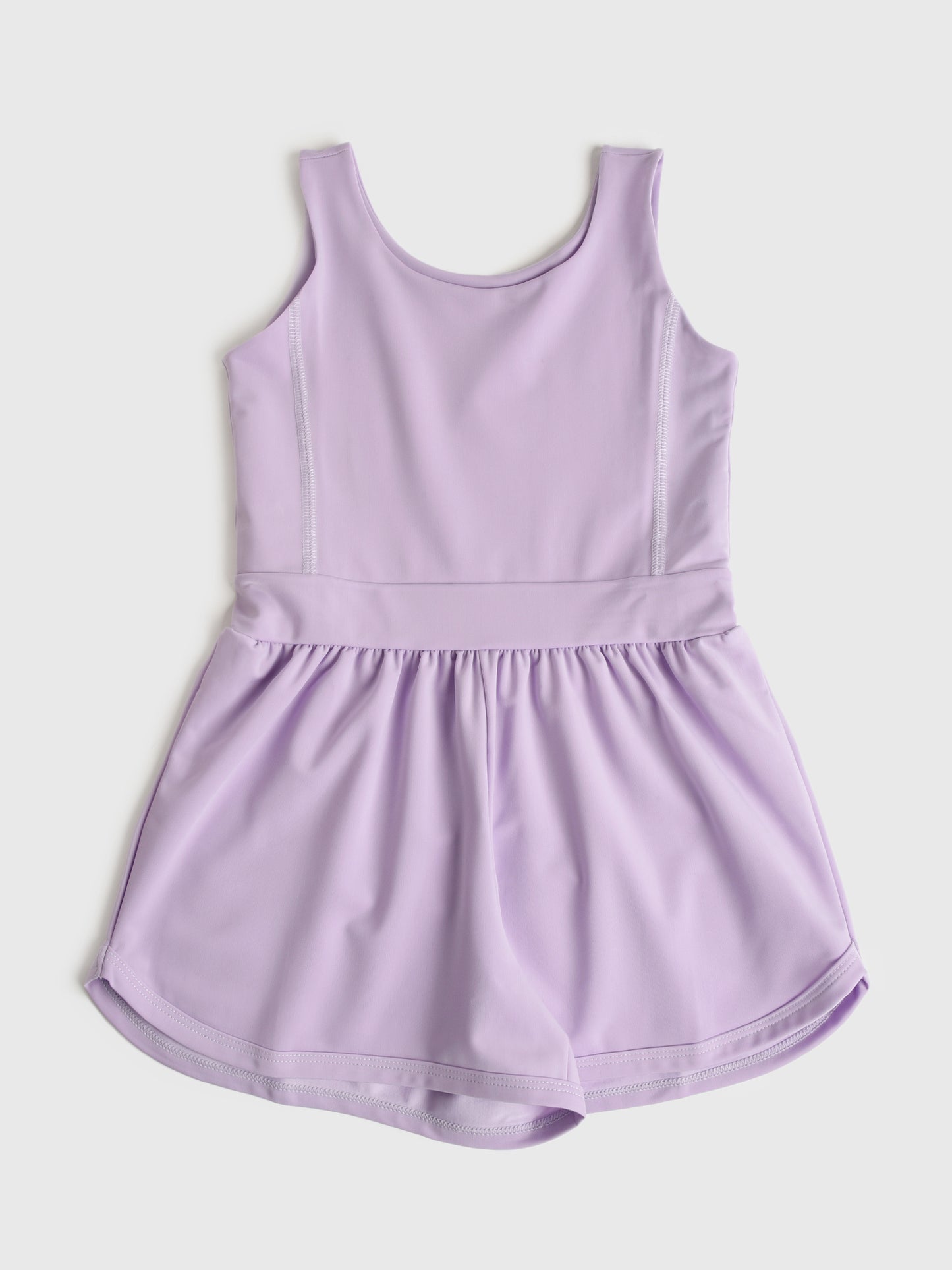 Be Elizabeth Girls' Athleisure Romper - Saint Bernard