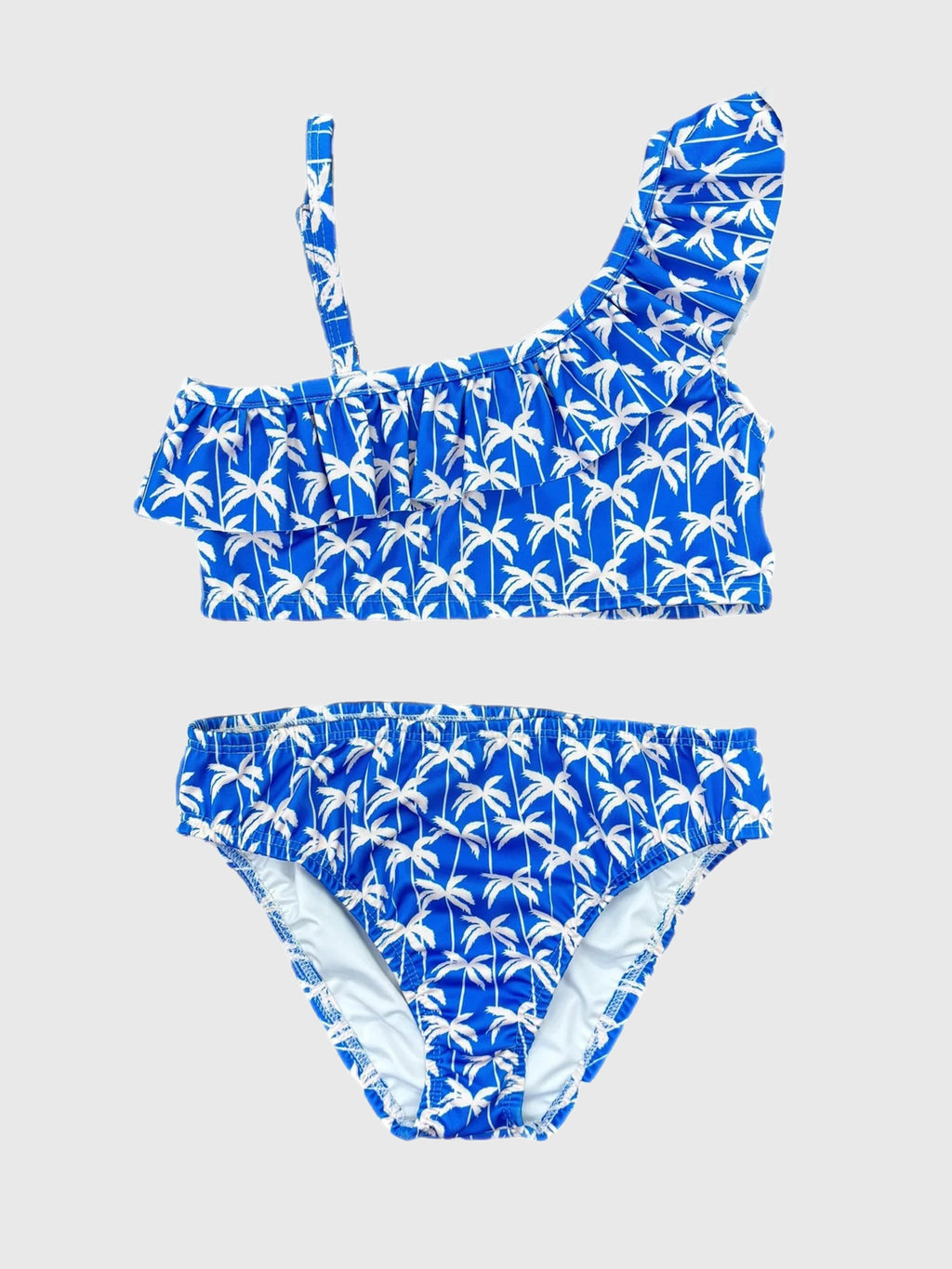 Be Elizabeth Girls' One Shoulder Bikini Set - Saint Bernard