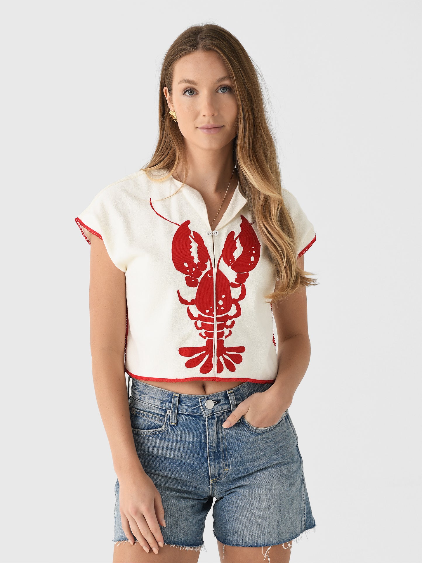 Tombolo Women's Better Half Hand Towel Top - Saint Bernard