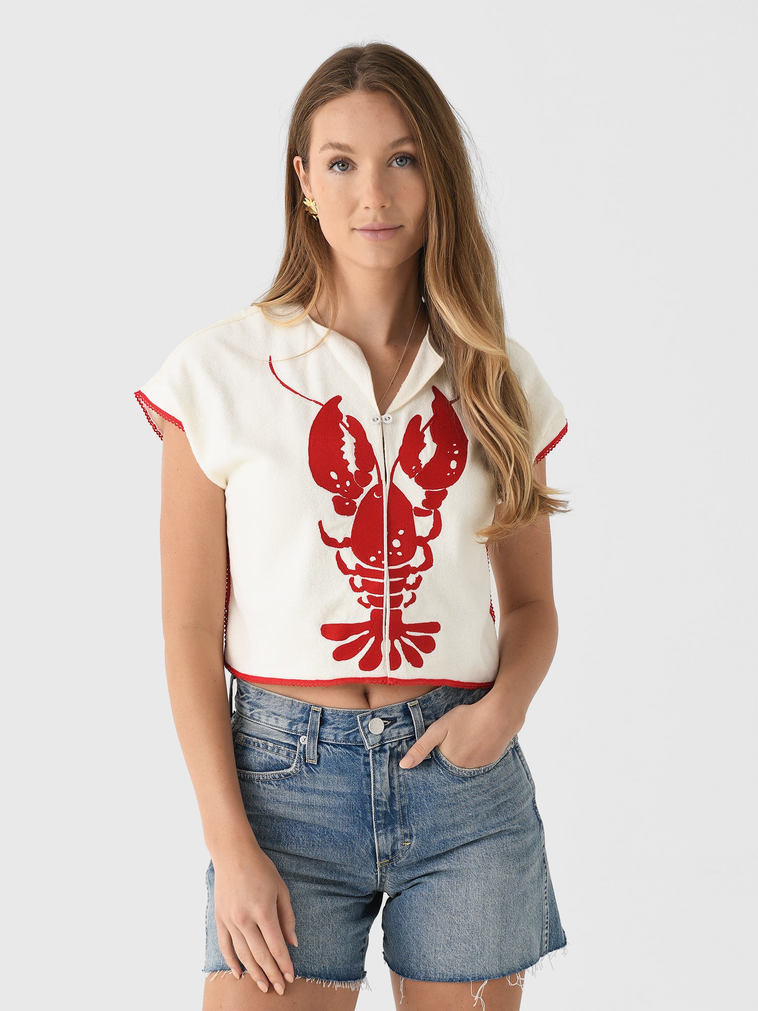 Tombolo Women's Better Half Hand Towel Top - Saint Bernard