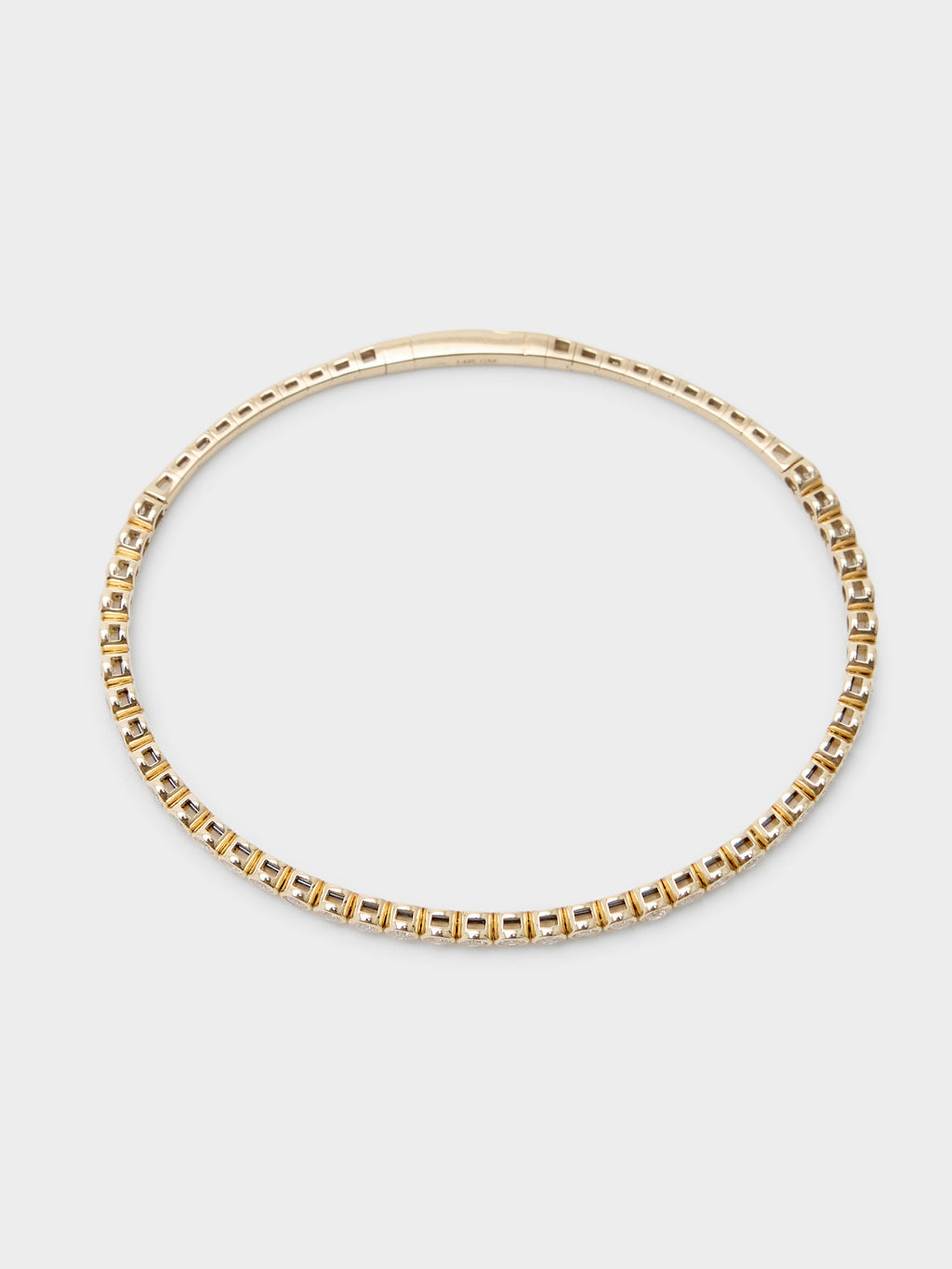 Francie B. Bezel Diamond Flex Bracelet - Saint Bernard