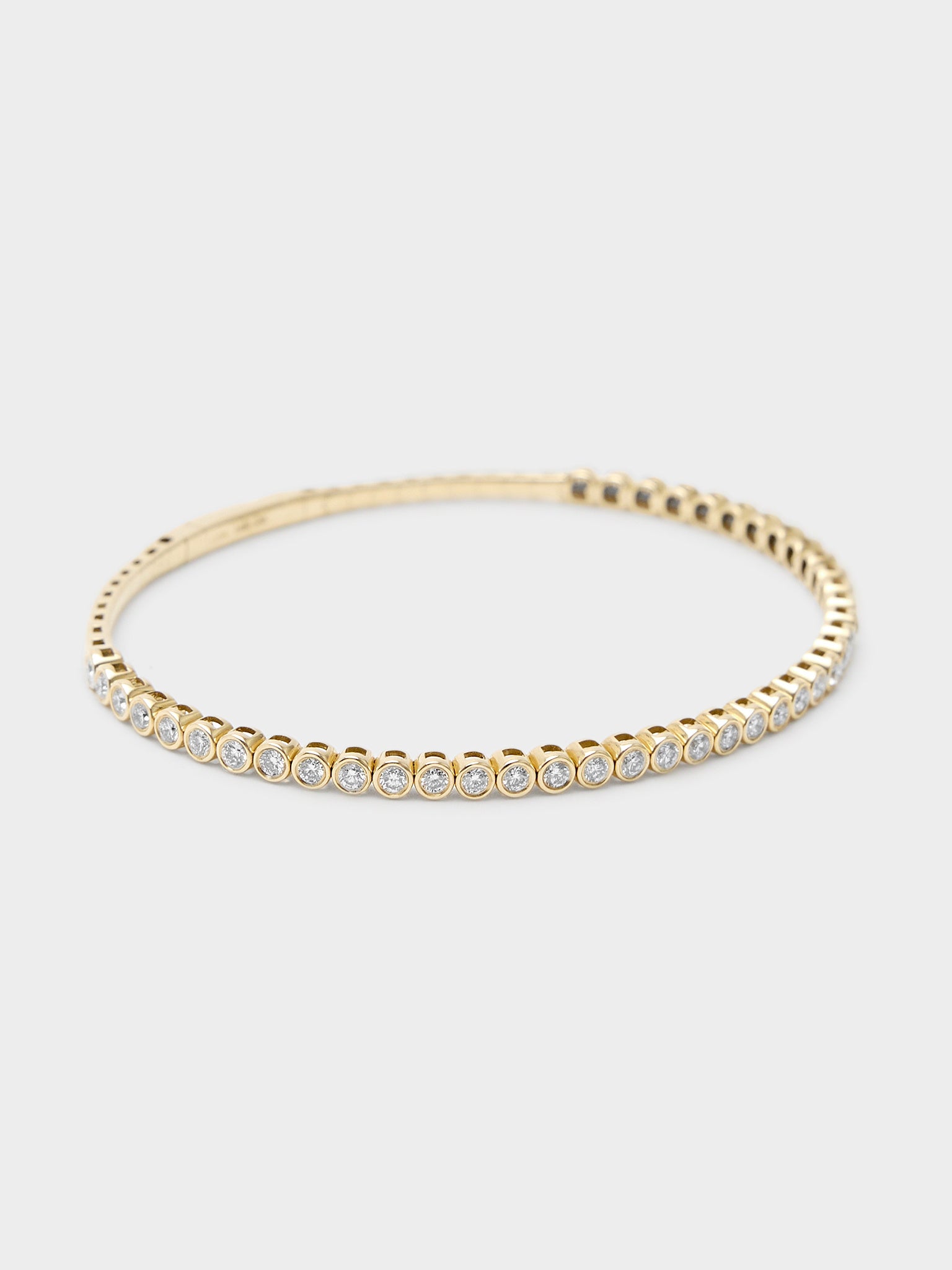 Francie B. Bezel Diamond Flex Bracelet - Saint Bernard