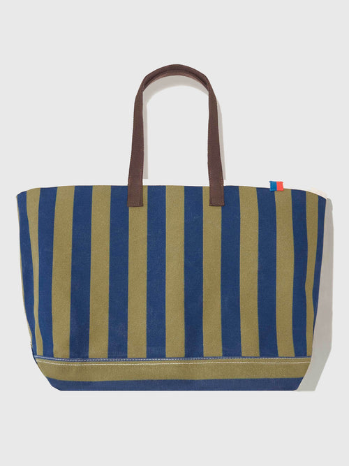 Kule The Over The Shoulder All Over Striped Tote