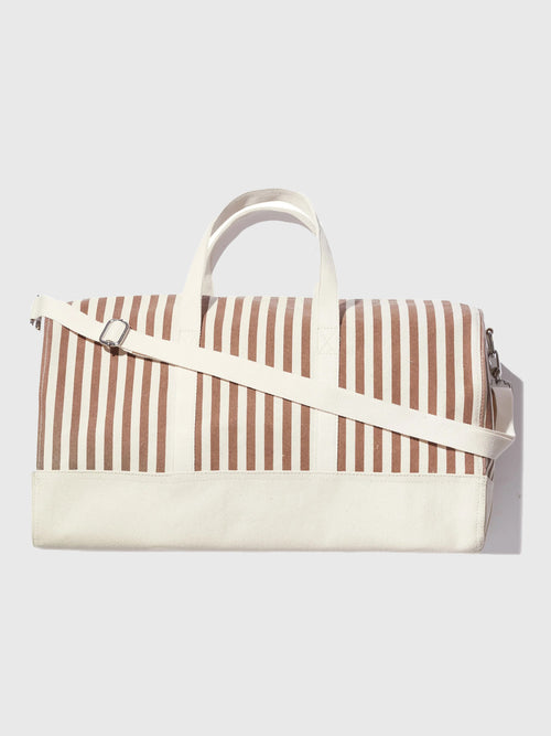 Kule The All Over Striped Duffle Bag