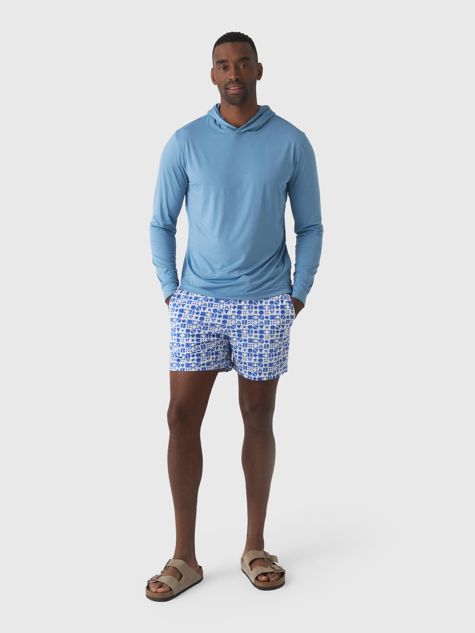 Fair Harbor Men's The Bungalow Swim Trunk - Saint Bernard