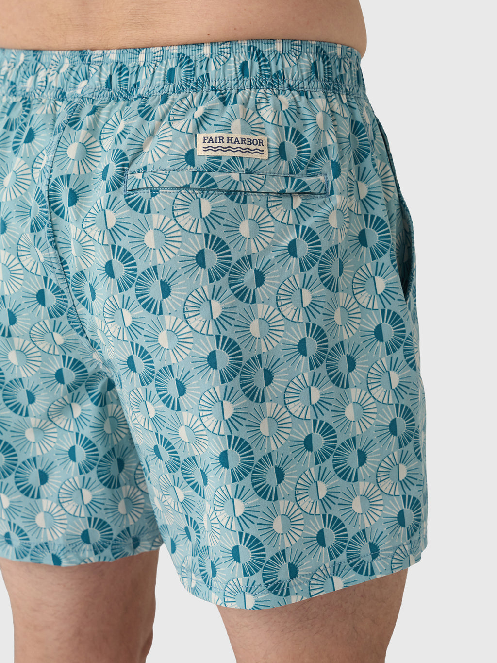 Fair Harbor Men's The Bungalow Swim Trunk - Saint Bernard