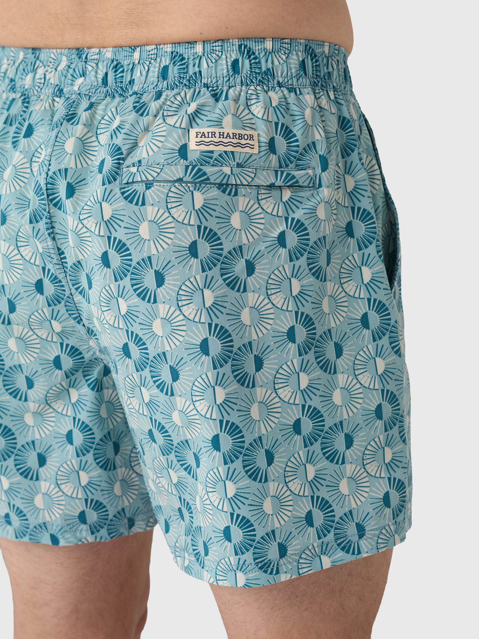 Fair Harbor Men's The Bungalow Swim Trunk - Saint Bernard