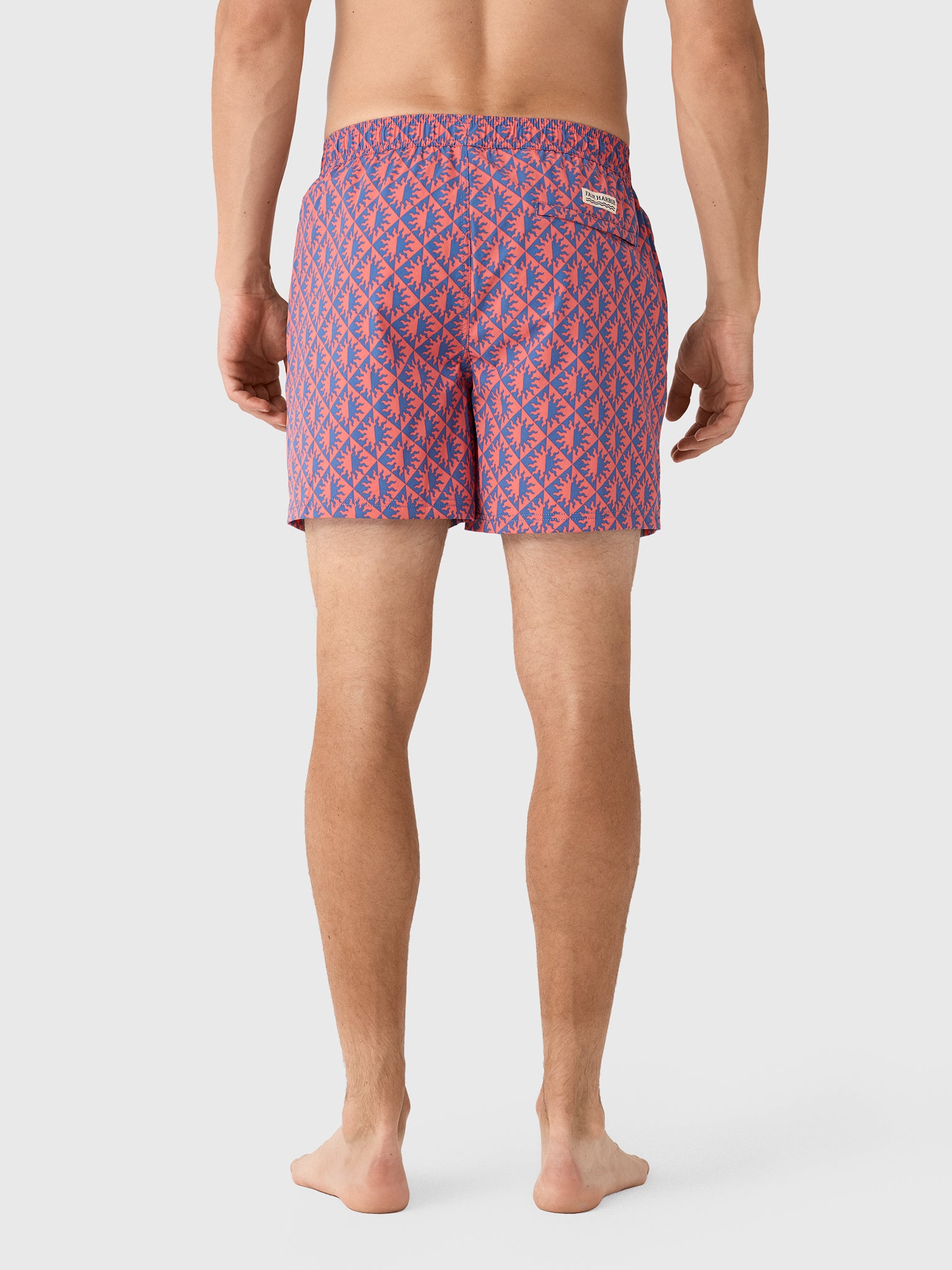 Fair Harbor Men's The Bungalow Swim Trunk - Saint Bernard
