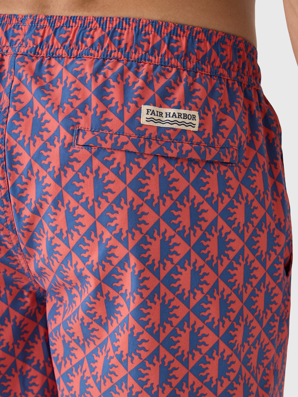 Fair Harbor Men's The Bungalow Swim Trunk - Saint Bernard