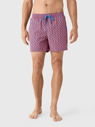 Fair Harbor Men's The Bungalow Swim Trunk - Saint Bernard
