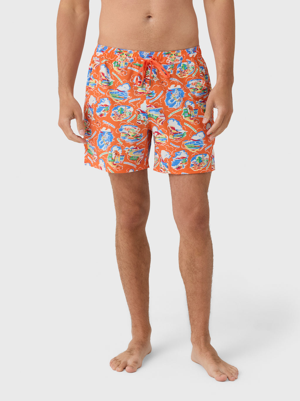 Fair Harbor Men's The Bungalow Swim Trunk - Saint Bernard