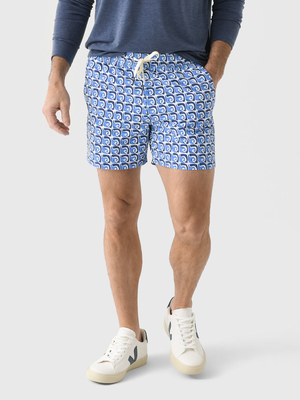 Fair Harbor Men's The Bungalow Swim Trunk - Saint Bernard