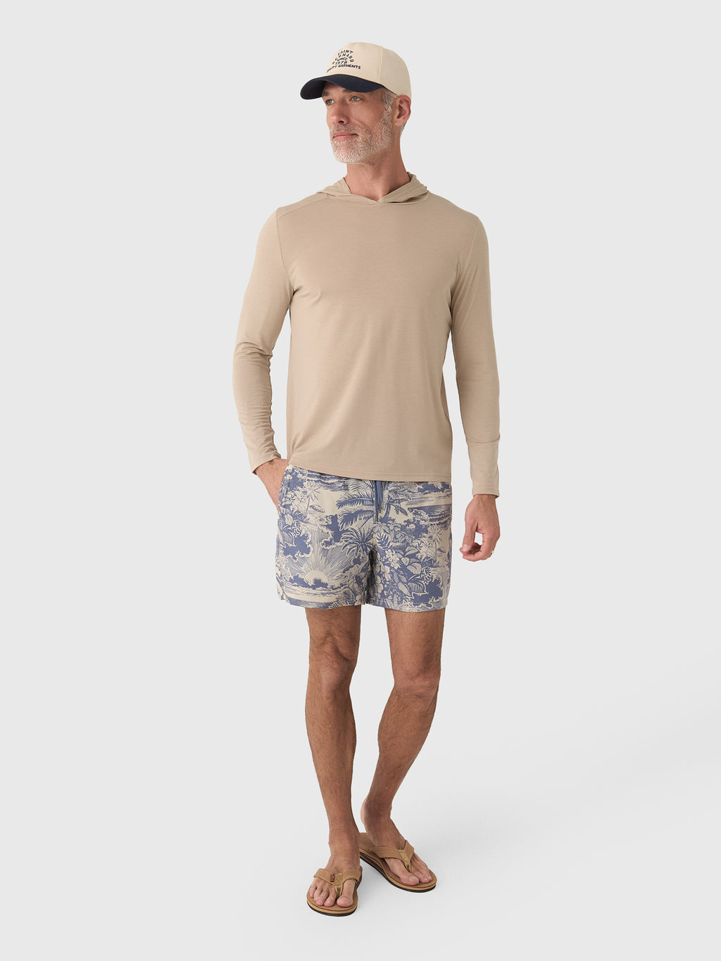 Fair Harbor Men's The Bungalow Swim Trunk - Saint Bernard