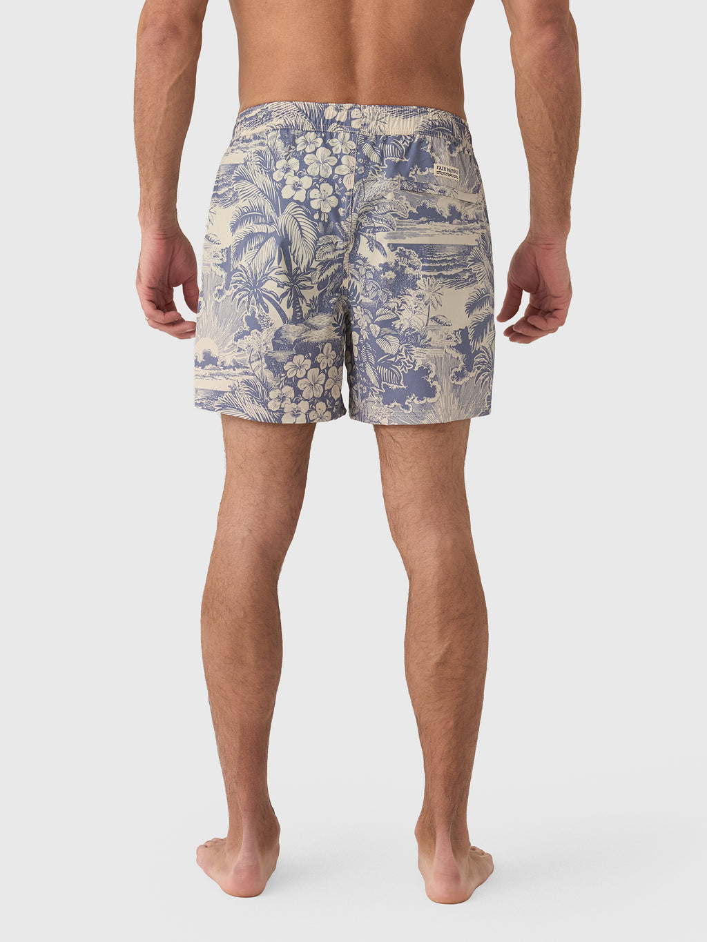 Fair Harbor Men's The Bungalow Swim Trunk - Saint Bernard