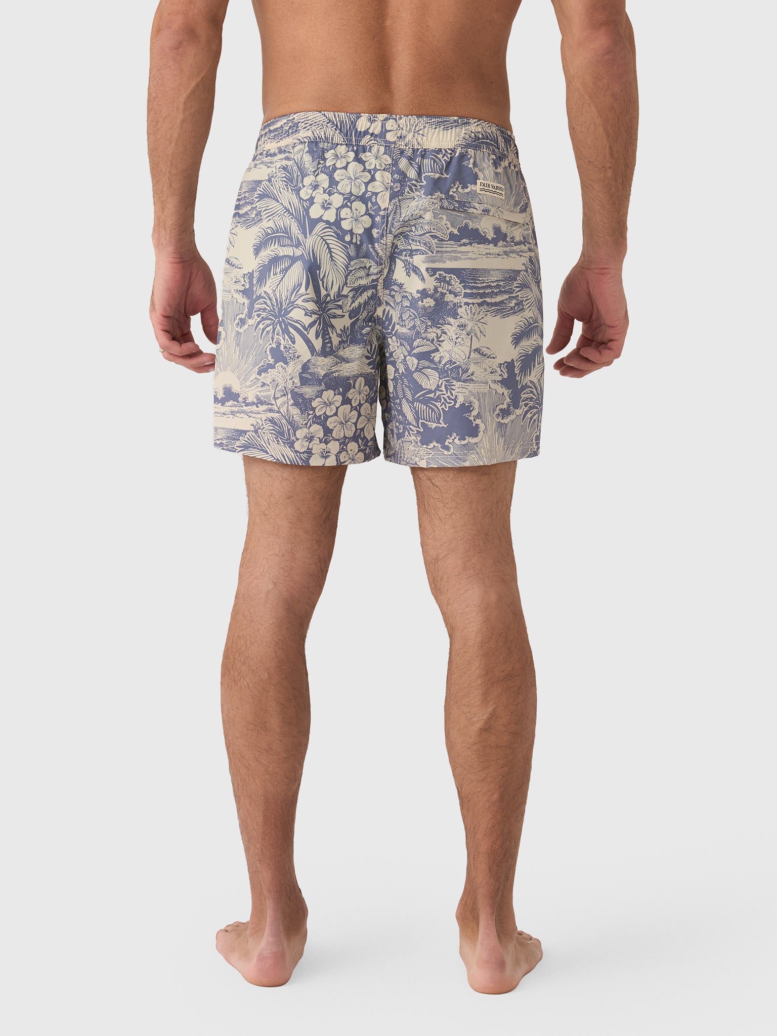 Fair Harbor Men's The Bungalow Swim Trunk - Saint Bernard